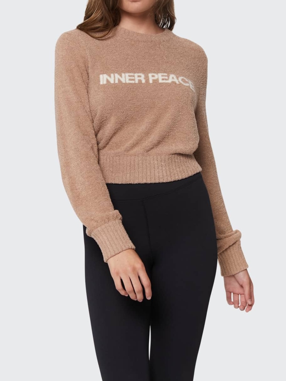 🤎✨ Spiritual Gangster Inner Peace Melody Crew Pullover – Size Medium | EC ✨🤎